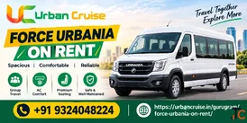 Force Urbania on Rent - Luxury 9 to 17 Seater in Gurgaon