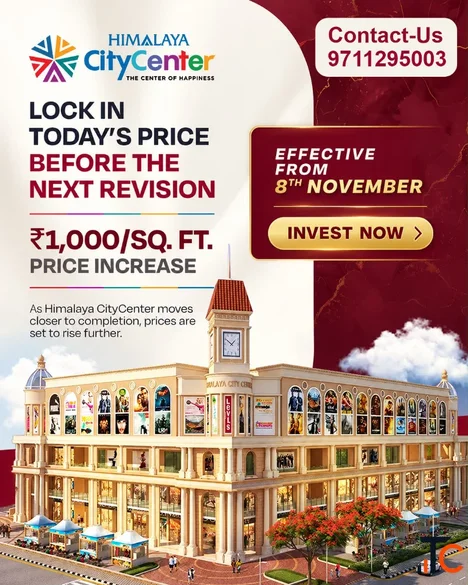 Contact-Us 9711295003 For GDA Approved Commercial and Retail Shops in Himalaya City Center Ghaziabad
