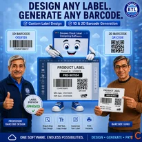 Design. Generate. Print. Barcode Labels Easily.