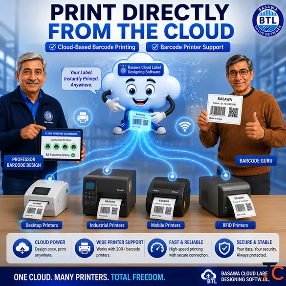Design. Generate. Print. Barcode Labels Easily.