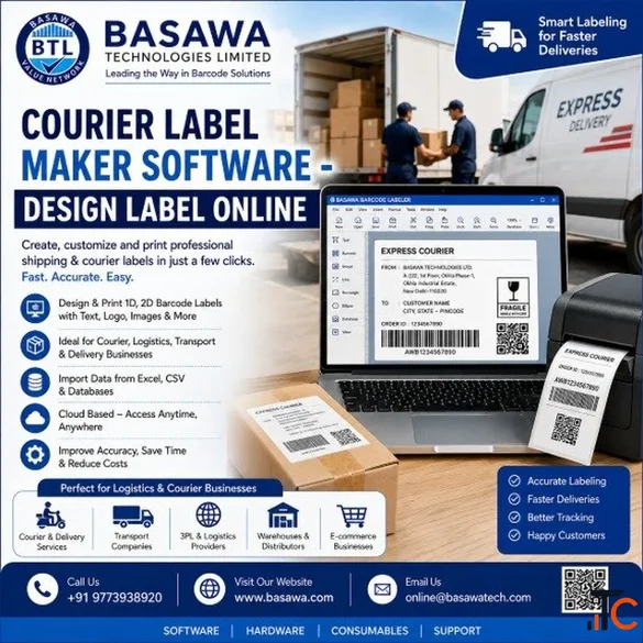 Design. Generate. Print. Barcode Labels Easily.