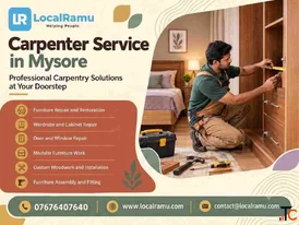 Professional Carpenter Service in Mysore by LocalRamu
