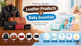 Leather and Kids Leather Products Baby Essentials