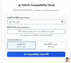 Vehicle Number Numerology Calculator - Numhoros