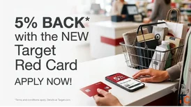 Credit or Debit Choose the Right Target Red Card