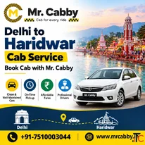 Book Delhi to Haridwar Cab with Mr. Cabby