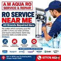 A M Aqua RO Service Repair - Trusted RO Service in Zirakpur