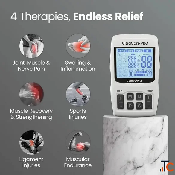Home Physiotherapy Machine for Muscle Pain Recovery COMBO3 Plus by UltraCare PRO