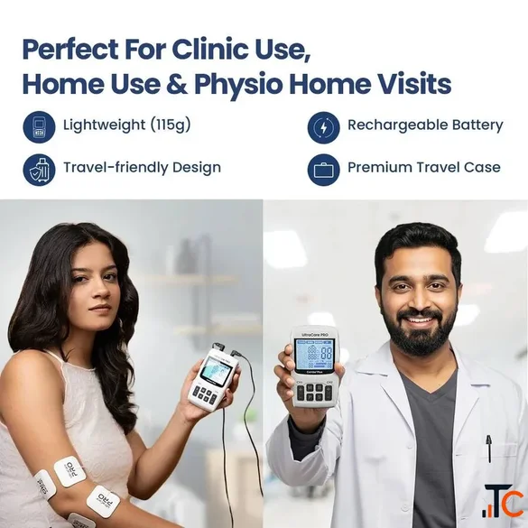 Home Physiotherapy Machine for Muscle Pain Recovery COMBO3 Plus by UltraCare PRO