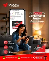 Smart Backup with Vacuna Lithium Batteries
