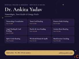 Numerology Tarot Reading Reiki Healing in Delhi - Dr. Ankita Yadav