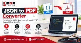 Convert JSON Files to PDF Easily with PDFTechno