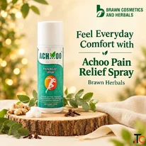 Feel Everyday Comfort with Achoo Pain Relief Spray Brawn Herbals