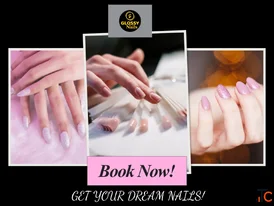 Nail Salon for Nail Extensions Manicures and Nail Art- Glossy Nails by Sadaf Taj