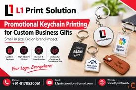 Promotional Keychain Printing for Custom Business Gifts - L1 Print Solution