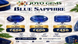 Natural Blue Sapphire in Chennai Neelam JoyoGems