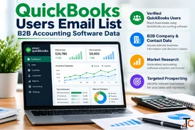 QuickBooks Users Email List for B2B Sales Market Research