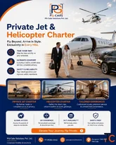 Private Jet Rental Helicopter Charter Services PG Tours Travel