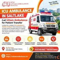 ICU Ambulance in Saltlake with Essential Critical Care Support