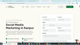 Social media marketing in Kanpur by search extension