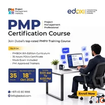 PMP Course in Dubai Starting 18 October 2026 for Professional Growth