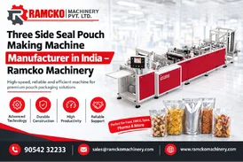 Three Side Seal Pouch Making Machine Manufacturer in India - Ramcko Machinery
