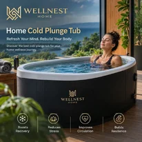 Home Cold Plunge Tub - Find the Best Cold Plunge Tub WellNest Home