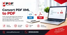 Convert PDF XML to PDF with a Simple Online Tool