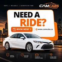 CamCabs - Safe Reliable On-Time Taxi Service Book Your Ride Today