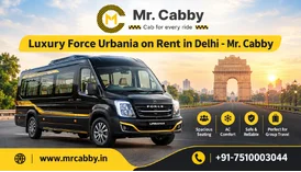 Luxury Force Urbania on Rent in Delhi Book - Mr.Cabby