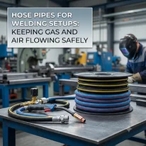 Hose Pipes for Welding Setups Keeping Gas and Air Flowing Safely