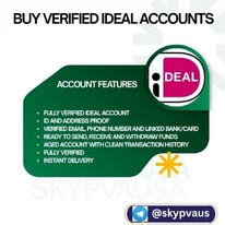 Buy Verified iDEAL Accounts