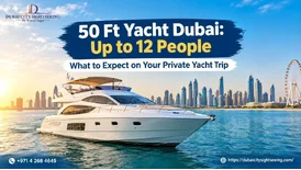 50 Ft Yacht Dubai Up to 12 People - What to Expect on Your Private Yacht Trip