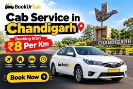 Cab Service in Chandigarh Booking Start 8 Per Km - BookUrTaxi