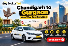 Chandigarh to Gurgaon One Way Taxi Services