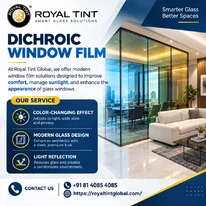 Dichroic Window Film for Modern Glass Designs Royal Tint Global