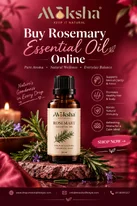 Buy Pure Rosemary Essential Oil Online Moksha Lifestyle
