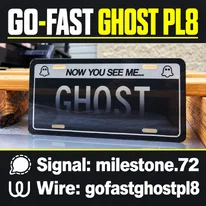 Buy Active Blackout License Plate Cover