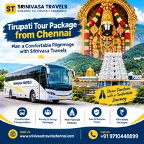 Comfortable Tirupati Tour Package from Chennai - Srinivasa Travels