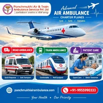 Panchmukhi Affordable Air Ambulance in Ranchi- Intercity Medical Flights at a budgeted price