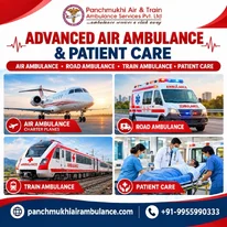 Panchmukhi Emergency Air Ambulance in Kolkata- Urgent Hospital Transportation without stress
