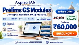 UPSC Prelims GS Modules 2026-27 Online IAS Coaching - Aspire IAS