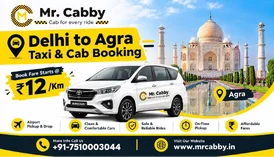 Book a Reliable Delhi to Agra Taxi Service - Mr. Cabby