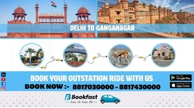 Delhi to Ganganagar Cab