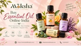 Buy Natural Essential Oil Online in India from Moksha Lifestyle
