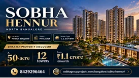 The Perfect 2 BHK in a Premium Community Balanced Living at SOBHA Hennur
