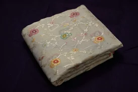Royal Heritage Handwoven Tissue Banarasi Fabric