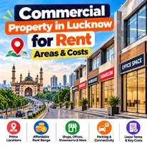 Commercial Property in Lucknow for Rent Areas Costs