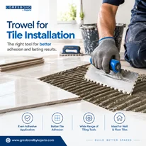 Trowel for Tile Installation - Gresbond by Kajaria