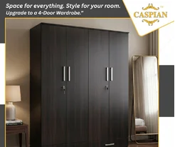 Buy 4 Door Wardrobe Online Shop for 4 Door Wardrobe with Dressing Table Online - Caspian Furniture